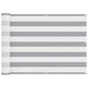 vidaXL Ecran de balcon Gri deschis și alb. 75 x 200 cm