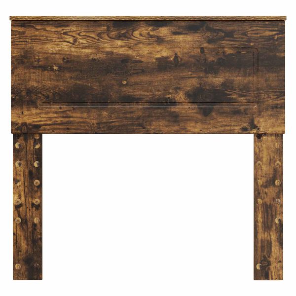 vidaXL Tăblie cap Stejar fumuriu 100 cm Lemn compozit