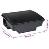 vidaXL Capcane pentru șoareci 4 buc Negru 23x19x9,5 cm