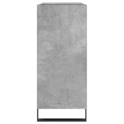 vidaXL Dulap pentru discuri gri beton 84,5x38x89 cm lemn compozit
