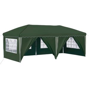 vidaXL Cort de Petrecere Pop-up 575 x 288 x 245 cm Verde