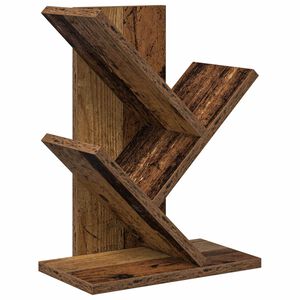 vidaXL Raft de cărți &icirc;n formă de copac cu 3 etaje 30 x 18 x 40 cm