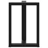 vidaXL Picioare de masă &icirc;n formă de T, 2 buc., negru, 50x35x(72-73) cm, oțel