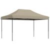 vidaXL Cort de petrecere pliabil Pop-Up, taupe, 440x292x315 cm