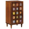 vidaXL Bufet cu depozitare castan 40 x 33 x 75 cm Lemn de mango solid