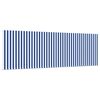 vidaXL Cortina Retractabilă Manual Albastru și Alb 400 × 300 cm