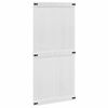 vidaXL Ușă hambar CORONA 100 x 210 cm Lemn masiv de pin Alb