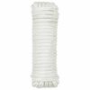 vidaXL Sfoară de Barcă 10 mm 6 m Alb Poliester