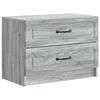 vidaXL Dulap de noapte Sonoma gri 62 x 34,5 x 44,5 cm Lemn prelucrat
