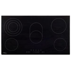 vidaXL Plită ceramică cu 5 arzătoare, control tactil, 77 cm, 8500 W