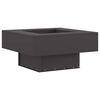 vidaXL Bol de foc Negru 60 x 60 x 30 cm Oțel rezistent de intemperii