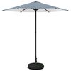 vidaXL Umbrelă de grădină cu bază 230 x 230 cm Poliester