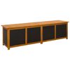 vidaXL Cutie de depozitare pentru grădină 185 L Lemn Solid de Acacia