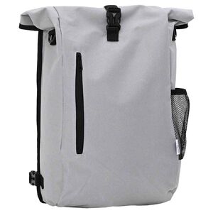 vidaXL Geantă de bicicletă Gri 31 x 13 x 58 cm Poliester