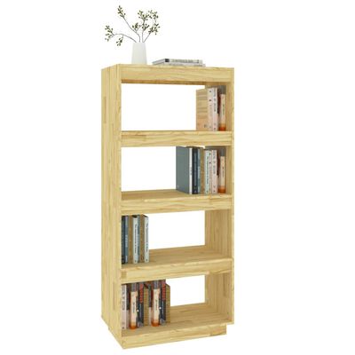 vidaXL Bibliotecă/Separator cameră, 60x35x103 cm, lemn masiv pin