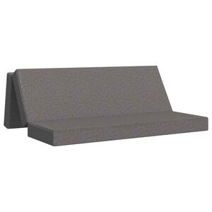 vidaXL Canapea Pat Pliabilă 200 x 67 x 45 cm Gri deschis