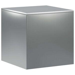 vidaXL Suport pentru plante Argintiu 40 x 40 x 40 cm Oțel
