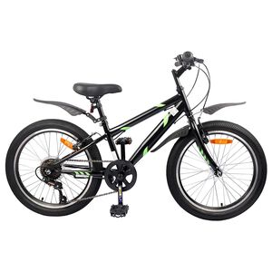 vidaXL Bicicletă pentru Copii 20 Inci 6-Speed pentru 6-11 ani Negru