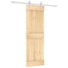 vidaXL Ușă glisantă 70 x 210 cm Lemn de Pin Solid (Nefinisat)