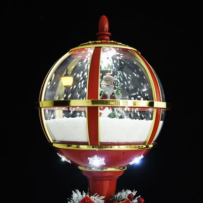 vidaXL Felinar stradal cu Moș Crăciun, LED, 175 cm
