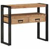 vidaXL Masă de consolă Maro 90 x 33 x 75 cm Lemn Solid de Acacia