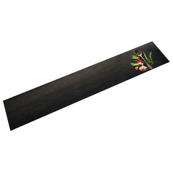 vidaXL Covor de bucătărie lavabil Spices, 60x300 cm, catifea