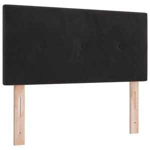 vidaXL Tăblie cap Negru 80 cm Catifea