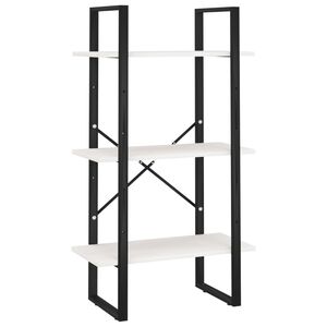 vidaXL Raft de depozitare, alb, 60x30x105 cm, lemn masiv de pin