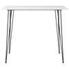 vidaXL Set mobilier de bar, 7 piese, alb