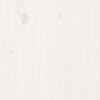 vidaXL Cadru de pat cu headboard Alb 120 x 200 cm Lemn de pin masiv