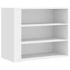 vidaXL Dulap de perete, alb, 75x35x60 cm, lemn prelucrat