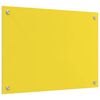 vidaXL Spate de bucătărie Galben 70 x 50 x 0,6 cm sticlă securizată