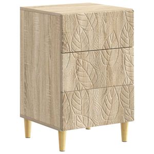 vidaXL Noptieră Stejar Sonoma 43 x 41 x 66,5 cm Lemn prelucrat
