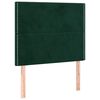 vidaXL Cadru de pat fără saltea verde &icirc;nchis 120x190 cm catifea