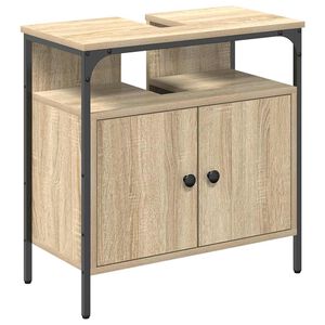 vidaXL Dulap de Baie Bej 60 x 30 x 60 cm Lemn prelucrat