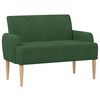 vidaXL Canapea cu capitonaj butonat Verde Junglă 116 x 67 x 81 cm