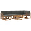 vidaXL Set de canapele de exterior 8 buc. Natural și Antracit