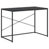 vidaXL Birou de computer, negru, 110x60x70 cm, lemn prelucrat