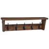 vidaXL Umeraș Maro 50 x 10 x 14 cm Lemn masiv de mahon