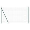 vidaXL Gard cu St&acirc;lp Verde 1,2 x 25 m Oțel și PVC