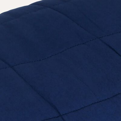 vidaXL Pătură anti-stres, albastru, 122x183 cm, 5 kg, material textil