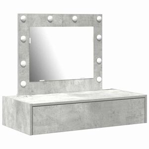 vidaXL Masă de Machiaj Gri 83 x 40 x 70 cm Lemn prelucrat