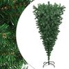 vidaXL Pom de Crăciun artificial inversat, cu suport, verde, 180 cm