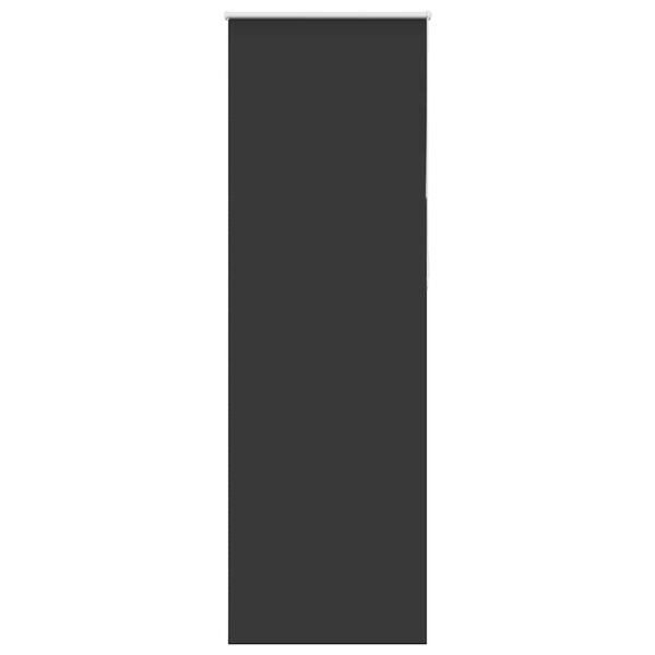 vidaXL Jaluzea cu role opace negru 70x230 cm lățime material 65,7 cm