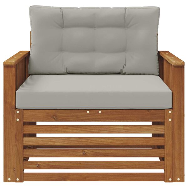 vidaXL Set de canapele de exterior Lemn de acacia solid și poliester