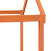 vidaXL Acoperiș pat de copii, maro, 207x95,5x159 cm, lemn masiv pin