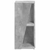 vidaXL Raft lateral Gri din beton 33 x 32 x 70,5 cm Lemn compozit
