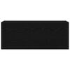 vidaXL Dulap de perete de baie, negru, 100x25x40 cm, lemn prelucrat