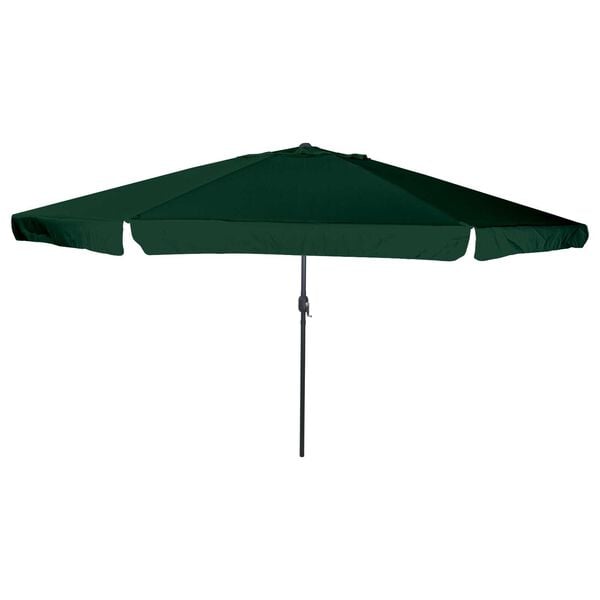 vidaXL Parasol de Grădină Verde și Negru 395 x 395 x 245 cm
