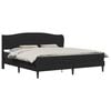 vidaXL Cadru de pat cu headboard Negru 180 x 200 cm Piele artificială